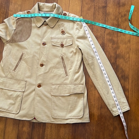 Ralph Lauren Blue Lable Iconic Country Style Cotton Twill Field Jacket in Beige - Picture 8 of 15